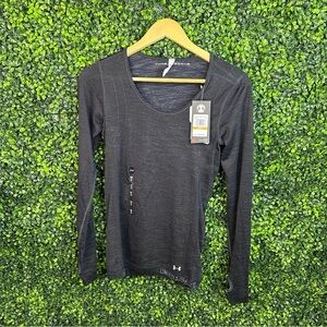 Under armour black long sleeve‎ nwt